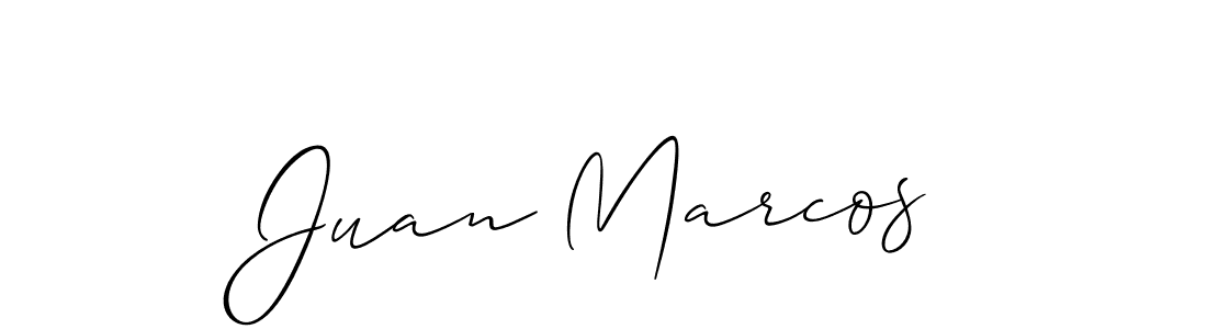 Create a beautiful signature design for name Juan Marcos. With this signature (Allison_Script) fonts, you can make a handwritten signature for free. Juan Marcos signature style 2 images and pictures png
