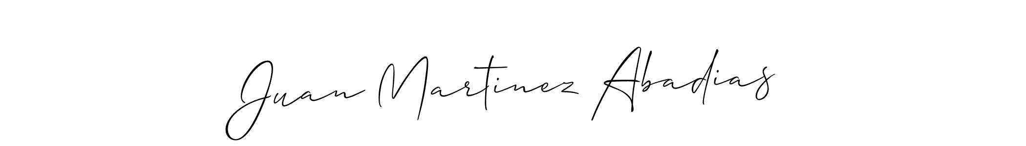 Once you've used our free online signature maker to create your best signature Allison_Script style, it's time to enjoy all of the benefits that Juan Martinez Abadias name signing documents. Juan Martinez Abadias signature style 2 images and pictures png