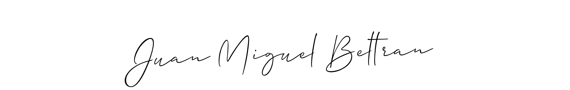 Allison_Script is a professional signature style that is perfect for those who want to add a touch of class to their signature. It is also a great choice for those who want to make their signature more unique. Get Juan Miguel Beltran name to fancy signature for free. Juan Miguel Beltran signature style 2 images and pictures png