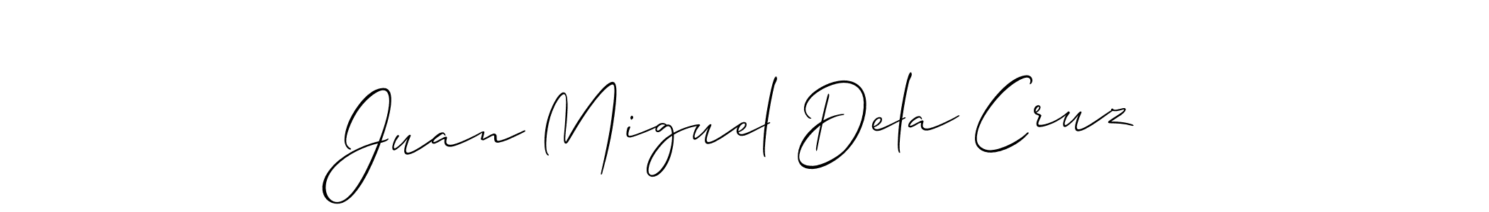 How to Draw Juan Miguel Dela Cruz signature style? Allison_Script is a latest design signature styles for name Juan Miguel Dela Cruz. Juan Miguel Dela Cruz signature style 2 images and pictures png