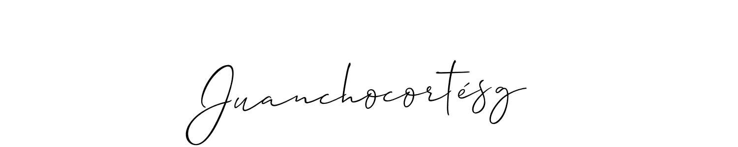 Once you've used our free online signature maker to create your best signature Allison_Script style, it's time to enjoy all of the benefits that Juanchocortésg name signing documents. Juanchocortésg signature style 2 images and pictures png