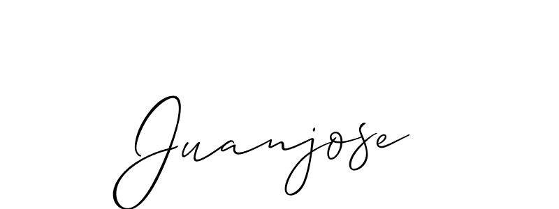 if you are searching for the best signature style for your name Juanjose. so please give up your signature search. here we have designed multiple signature styles  using Allison_Script. Juanjose signature style 2 images and pictures png