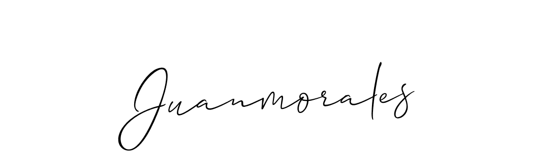 Juanmorales stylish signature style. Best Handwritten Sign (Allison_Script) for my name. Handwritten Signature Collection Ideas for my name Juanmorales. Juanmorales signature style 2 images and pictures png