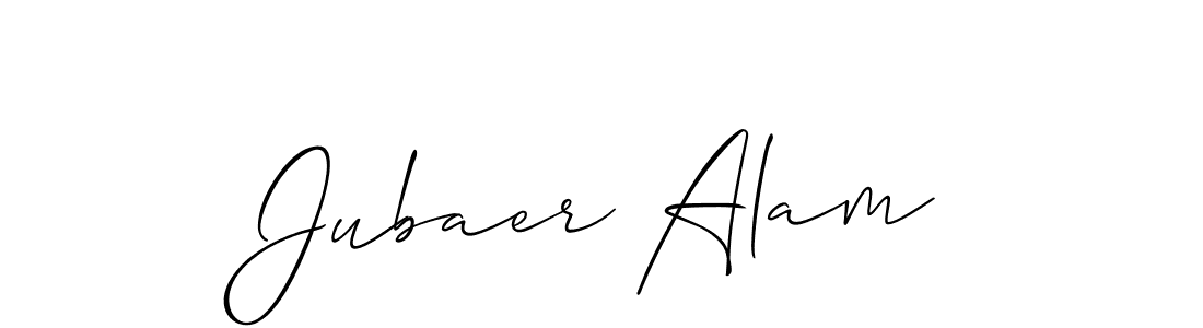 Also we have Jubaer Alam name is the best signature style. Create professional handwritten signature collection using Allison_Script autograph style. Jubaer Alam signature style 2 images and pictures png