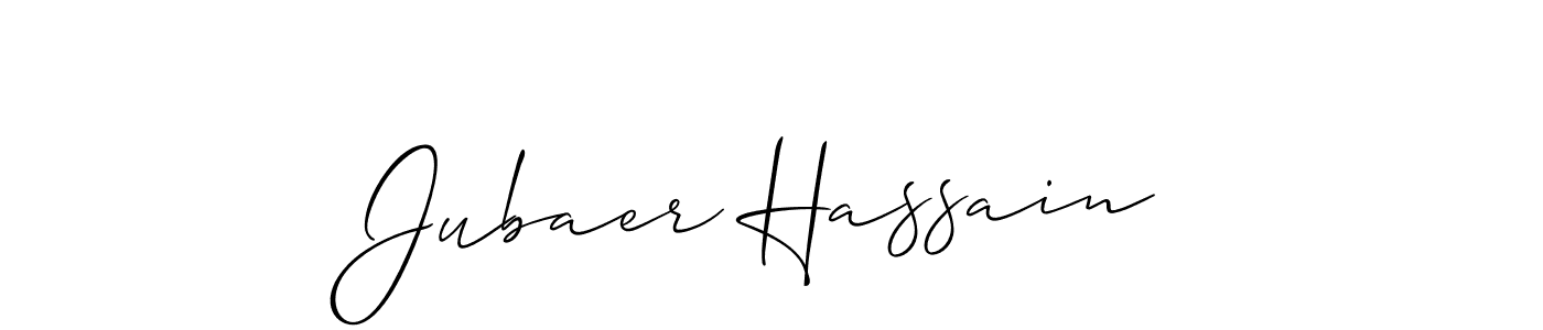 Check out images of Autograph of Jubaer Hassain name. Actor Jubaer Hassain Signature Style. Allison_Script is a professional sign style online. Jubaer Hassain signature style 2 images and pictures png