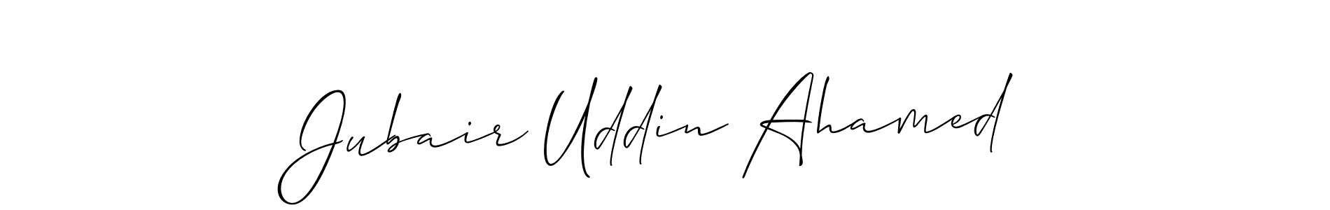 See photos of Jubair Uddin Ahamed official signature by Spectra . Check more albums & portfolios. Read reviews & check more about Allison_Script font. Jubair Uddin Ahamed signature style 2 images and pictures png