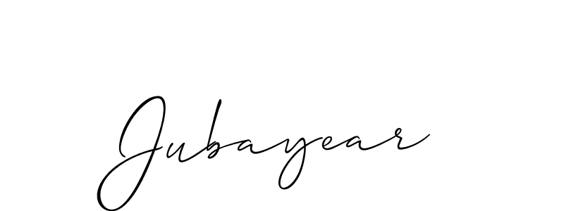 You can use this online signature creator to create a handwritten signature for the name Jubayear. This is the best online autograph maker. Jubayear signature style 2 images and pictures png