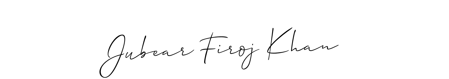 Here are the top 10 professional signature styles for the name Jubear Firoj Khan. These are the best autograph styles you can use for your name. Jubear Firoj Khan signature style 2 images and pictures png