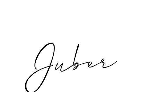 Similarly Allison_Script is the best handwritten signature design. Signature creator online .You can use it as an online autograph creator for name Juber. Juber signature style 2 images and pictures png