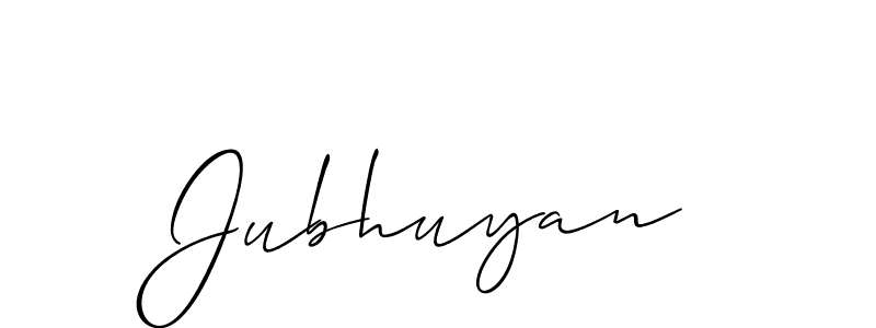 You can use this online signature creator to create a handwritten signature for the name Jubhuyan. This is the best online autograph maker. Jubhuyan signature style 2 images and pictures png