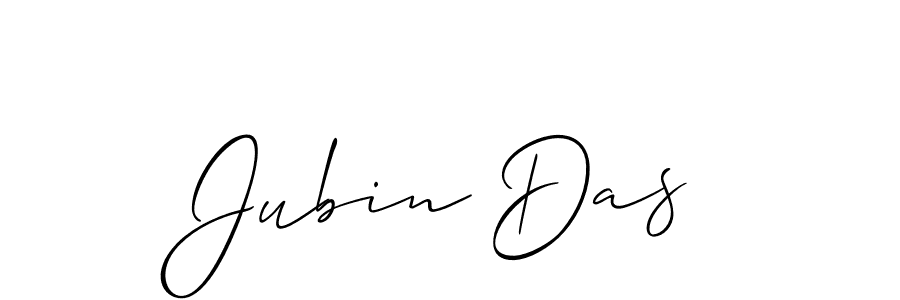 Design your own signature with our free online signature maker. With this signature software, you can create a handwritten (Allison_Script) signature for name Jubin Das. Jubin Das signature style 2 images and pictures png