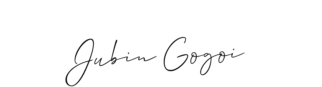 Make a short Jubin Gogoi signature style. Manage your documents anywhere anytime using Allison_Script. Create and add eSignatures, submit forms, share and send files easily. Jubin Gogoi signature style 2 images and pictures png