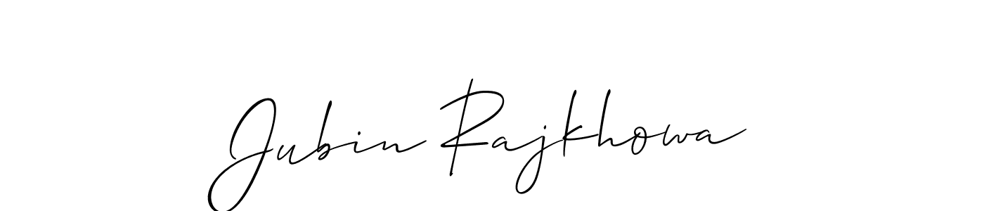 You can use this online signature creator to create a handwritten signature for the name Jubin Rajkhowa. This is the best online autograph maker. Jubin Rajkhowa signature style 2 images and pictures png