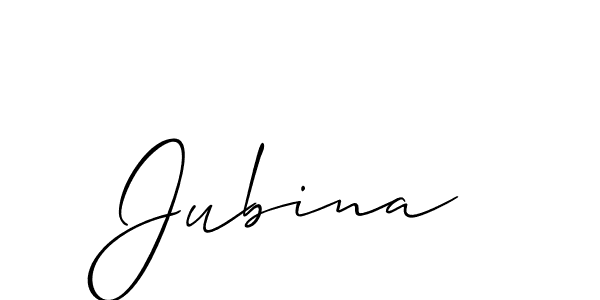 Make a beautiful signature design for name Jubina. Use this online signature maker to create a handwritten signature for free. Jubina signature style 2 images and pictures png