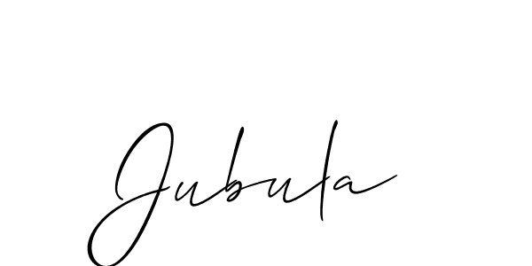 Also You can easily find your signature by using the search form. We will create Jubula name handwritten signature images for you free of cost using Allison_Script sign style. Jubula signature style 2 images and pictures png