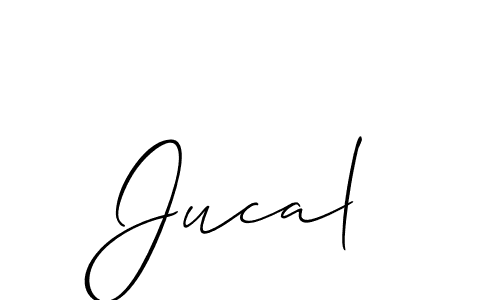 Also we have Jucal name is the best signature style. Create professional handwritten signature collection using Allison_Script autograph style. Jucal signature style 2 images and pictures png