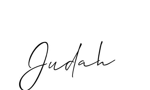 Create a beautiful signature design for name Judah. With this signature (Allison_Script) fonts, you can make a handwritten signature for free. Judah signature style 2 images and pictures png