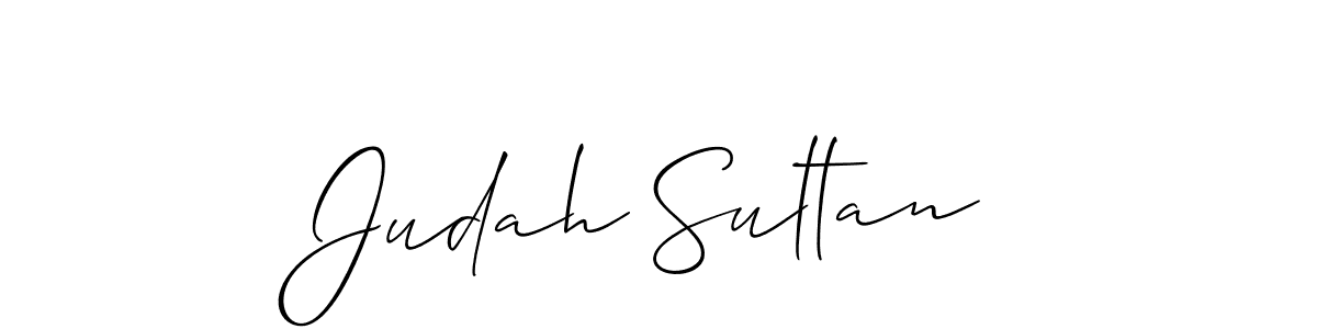 Best and Professional Signature Style for Judah Sultan. Allison_Script Best Signature Style Collection. Judah Sultan signature style 2 images and pictures png