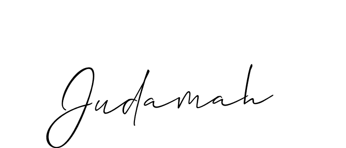 How to Draw Judamah signature style? Allison_Script is a latest design signature styles for name Judamah. Judamah signature style 2 images and pictures png