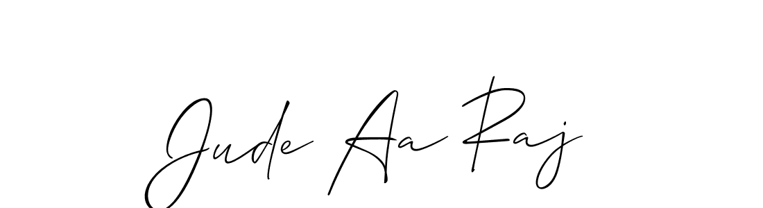 You can use this online signature creator to create a handwritten signature for the name Jude Aa Raj. This is the best online autograph maker. Jude Aa Raj signature style 2 images and pictures png