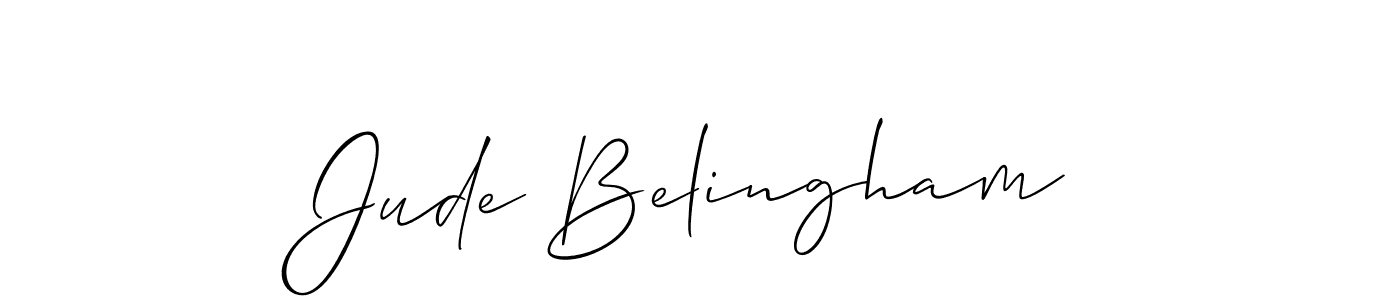 Make a beautiful signature design for name Jude Belingham. With this signature (Allison_Script) style, you can create a handwritten signature for free. Jude Belingham signature style 2 images and pictures png