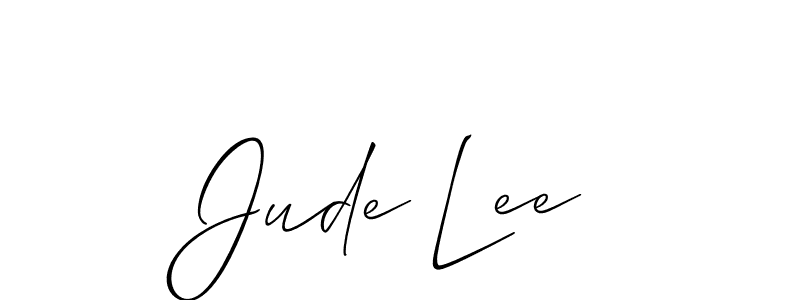 This is the best signature style for the Jude Lee name. Also you like these signature font (Allison_Script). Mix name signature. Jude Lee signature style 2 images and pictures png