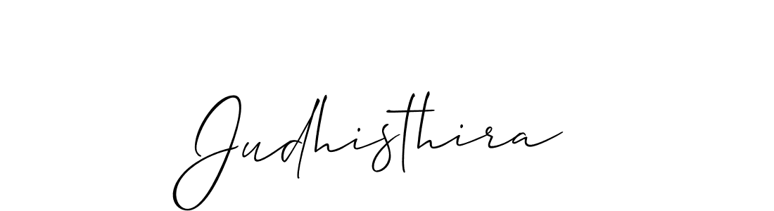 How to make Judhisthira signature? Allison_Script is a professional autograph style. Create handwritten signature for Judhisthira name. Judhisthira signature style 2 images and pictures png