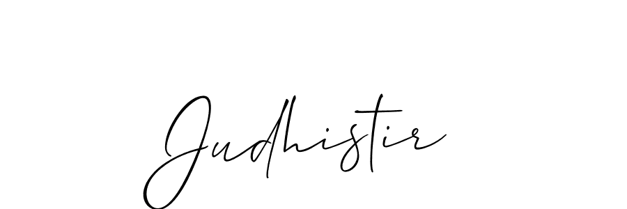 Design your own signature with our free online signature maker. With this signature software, you can create a handwritten (Allison_Script) signature for name Judhistir. Judhistir signature style 2 images and pictures png