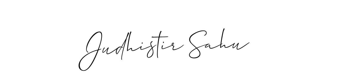 Best and Professional Signature Style for Judhistir Sahu. Allison_Script Best Signature Style Collection. Judhistir Sahu signature style 2 images and pictures png