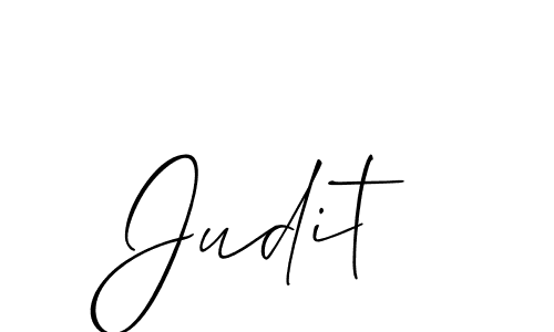 The best way (Allison_Script) to make a short signature is to pick only two or three words in your name. The name Judit include a total of six letters. For converting this name. Judit signature style 2 images and pictures png