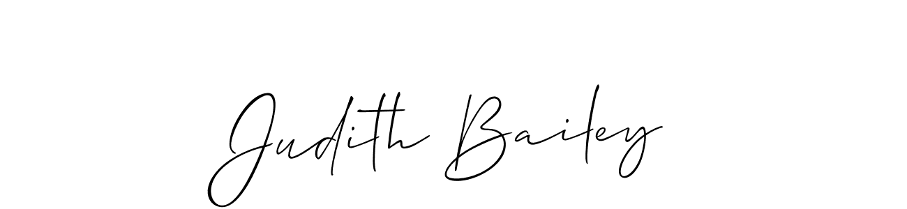 Use a signature maker to create a handwritten signature online. With this signature software, you can design (Allison_Script) your own signature for name Judith Bailey. Judith Bailey signature style 2 images and pictures png