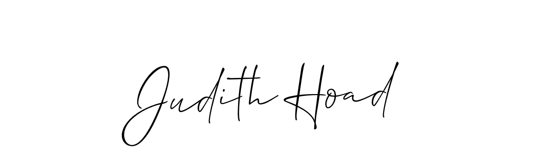 Best and Professional Signature Style for Judith Hoad. Allison_Script Best Signature Style Collection. Judith Hoad signature style 2 images and pictures png