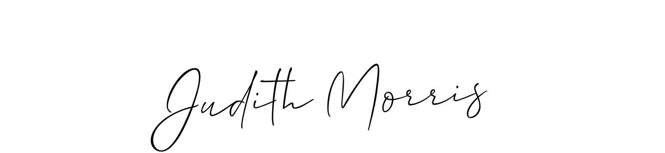 How to make Judith Morris name signature. Use Allison_Script style for creating short signs online. This is the latest handwritten sign. Judith Morris signature style 2 images and pictures png