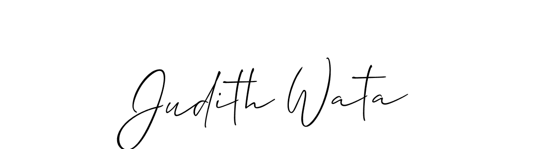 if you are searching for the best signature style for your name Judith Wata. so please give up your signature search. here we have designed multiple signature styles  using Allison_Script. Judith Wata signature style 2 images and pictures png