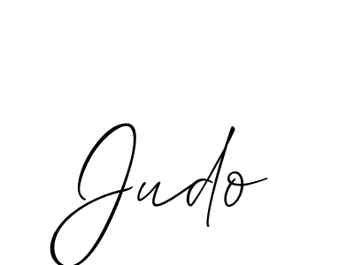 Design your own signature with our free online signature maker. With this signature software, you can create a handwritten (Allison_Script) signature for name Judo. Judo signature style 2 images and pictures png