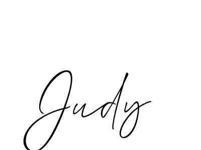 You should practise on your own different ways (Allison_Script) to write your name (Judy) in signature. don't let someone else do it for you. Judy signature style 2 images and pictures png