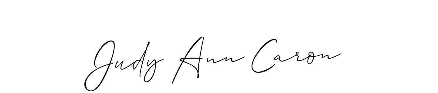 Best and Professional Signature Style for Judy Ann Caron. Allison_Script Best Signature Style Collection. Judy Ann Caron signature style 2 images and pictures png