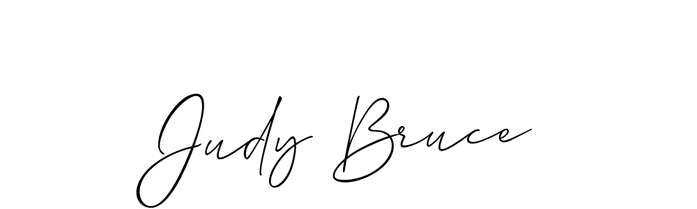Also we have Judy Bruce name is the best signature style. Create professional handwritten signature collection using Allison_Script autograph style. Judy Bruce signature style 2 images and pictures png