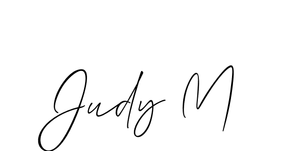 Also we have Judy M name is the best signature style. Create professional handwritten signature collection using Allison_Script autograph style. Judy M signature style 2 images and pictures png