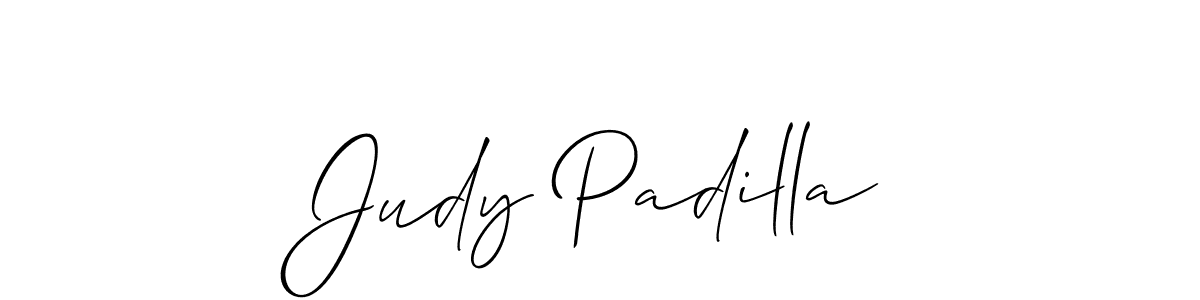 Use a signature maker to create a handwritten signature online. With this signature software, you can design (Allison_Script) your own signature for name Judy Padilla. Judy Padilla signature style 2 images and pictures png