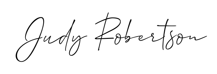 Practice writing Judy Robertson with the flow of Allison_Script lettering. A fantastic source of inspiration for developing your personal signature style. Judy Robertson signature style 2 images and pictures png