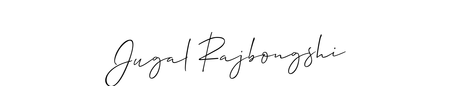 Jugal Rajbongshi stylish signature style. Best Handwritten Sign (Allison_Script) for my name. Handwritten Signature Collection Ideas for my name Jugal Rajbongshi. Jugal Rajbongshi signature style 2 images and pictures png
