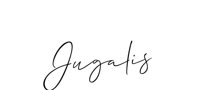 Best and Professional Signature Style for Jugalis. Allison_Script Best Signature Style Collection. Jugalis signature style 2 images and pictures png