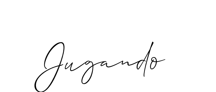 Make a short Jugando signature style. Manage your documents anywhere anytime using Allison_Script. Create and add eSignatures, submit forms, share and send files easily. Jugando signature style 2 images and pictures png