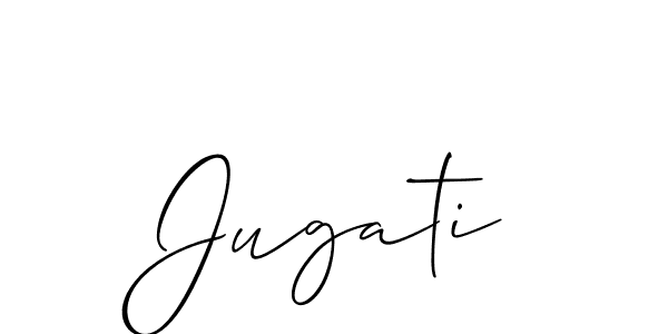 It looks lik you need a new signature style for name Jugati. Design unique handwritten (Allison_Script) signature with our free signature maker in just a few clicks. Jugati signature style 2 images and pictures png