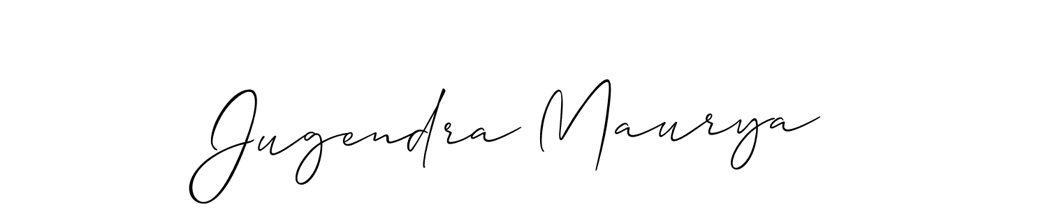 Similarly Allison_Script is the best handwritten signature design. Signature creator online .You can use it as an online autograph creator for name Jugendra Maurya. Jugendra Maurya signature style 2 images and pictures png