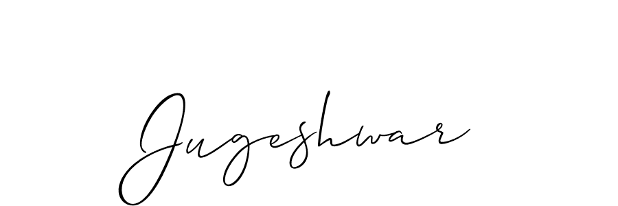 Jugeshwar stylish signature style. Best Handwritten Sign (Allison_Script) for my name. Handwritten Signature Collection Ideas for my name Jugeshwar. Jugeshwar signature style 2 images and pictures png