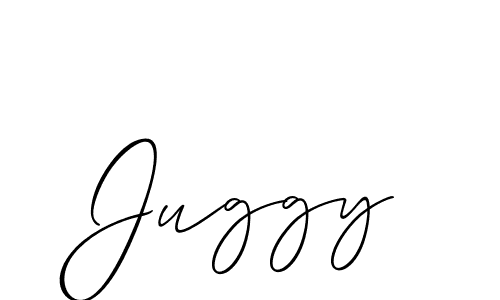 Use a signature maker to create a handwritten signature online. With this signature software, you can design (Allison_Script) your own signature for name Juggy. Juggy signature style 2 images and pictures png
