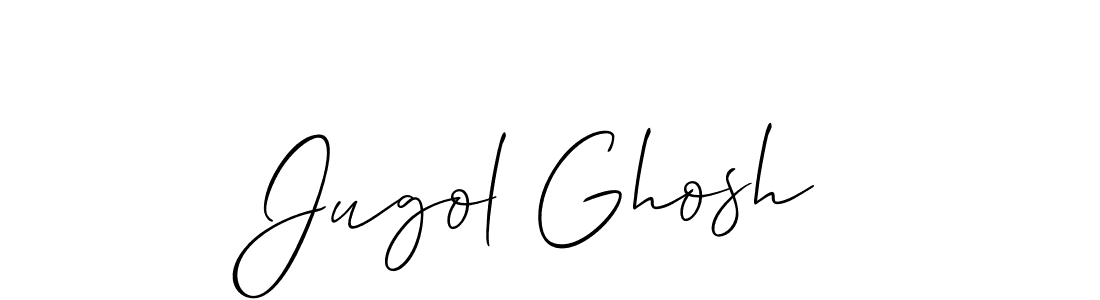 How to Draw Jugol Ghosh signature style? Allison_Script is a latest design signature styles for name Jugol Ghosh. Jugol Ghosh signature style 2 images and pictures png