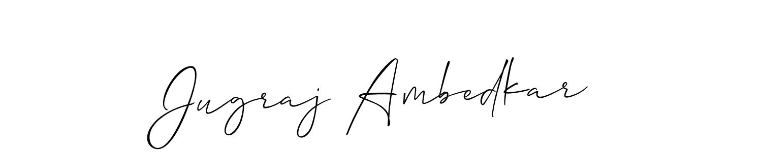 Jugraj Ambedkar stylish signature style. Best Handwritten Sign (Allison_Script) for my name. Handwritten Signature Collection Ideas for my name Jugraj Ambedkar. Jugraj Ambedkar signature style 2 images and pictures png